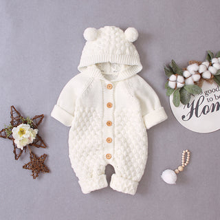 knitted jumpsuit, adorable outfit, white