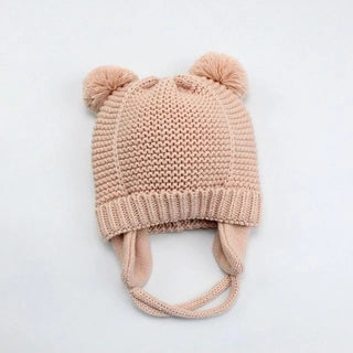 Knitted Baby Beanie/cap, Pink