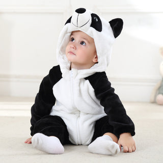 Safari Baby Rompers, Panda style