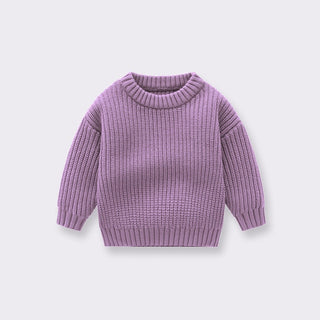 Knitted Baby Sweater/ Baby Clothes/ Pink