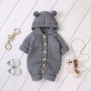 knitted jumpsuit, adorable outfit, grey