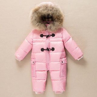 Baby Snow Suit, Baby Pink